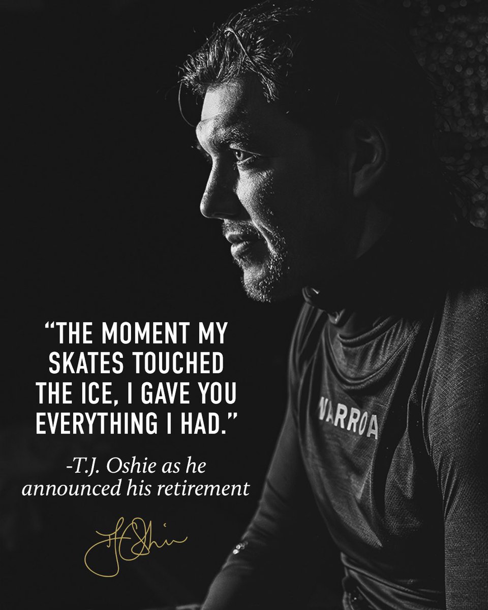 Warroad Hockey Co. (@warroadhockeyco) on Twitter photo T.J. Oshie had us all emotional during his retirement speech today.❤️
“The moment my skates touched the ice, I gave you everything I had.” -<a href="/TJOshie77/">TJ Oshie</a> T.J. Oshie had us all emotional during his retirement speech today.❤️
“The moment my skates touched the ice, I gave you everything I had.” -<a href="/TJOshie77/">TJ Oshie</a>