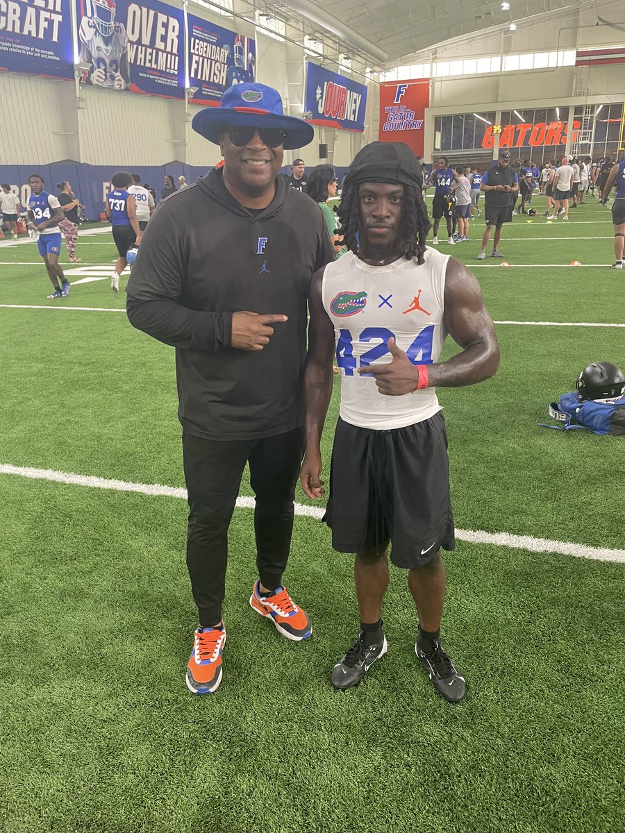Was great working with coach <a href="/CoachJuluke/">Jabbar Juluke</a> #GoGators🐊 
#CO27