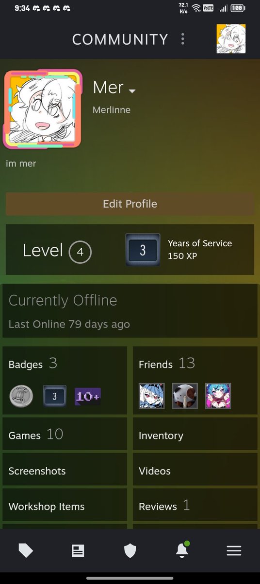 DegreesFrht's tweet photo. guys this is my steam and ULTRAKILL is on sale rn (i want someone to buy me ultrakill pls dont tell me to get a j*b because im an underpaid part timer) https://t.co/9yshDCl2nB