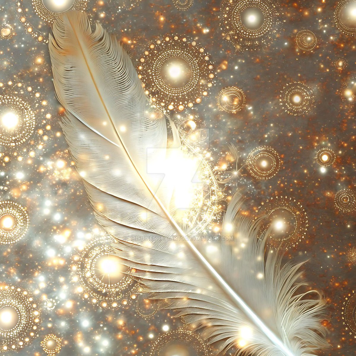 HrishikeshaNFTs's tweet photo. Golden Feather 🪶✨ Breathtaking digital art! The intricate details are mesmerizing. What do YOU see in this feather? Let me know! 👇 #DigitalArt #Art #FantasyArt #AIArt #Golden #FeatherArt #Artwork #Artist #Creative https://t.co/Tv4N9sFMPd