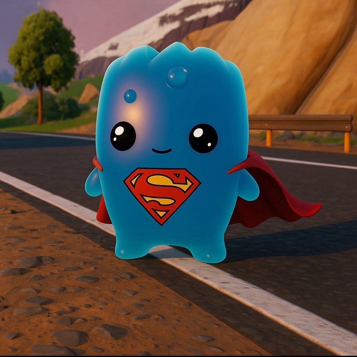“His name is Blue-EL.”