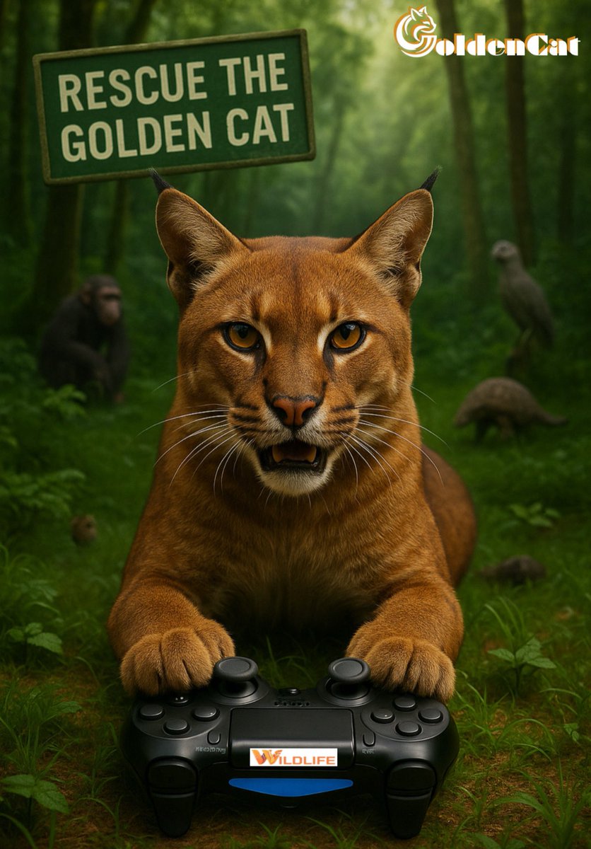 Play to Earn + Play to Protect = #GoldenCat 

🎮 Rescue the Golden Cat : t.me/rescuethegcat_…

Join the Mission to Protect Wildlife with $GCT 🐱🦜