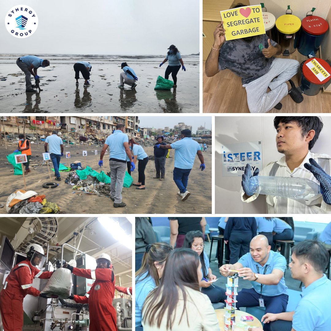 Over 500 Synergy colleagues united across sea &amp; shore for #EcoWeek2025 🌊🌍 From climate games to coastal clean-ups &amp; onboard action—every step matters.
See the full story on LinkedIn ⬇️
🔗linkedin.com/posts/synergy-…
#WeAreSynergy