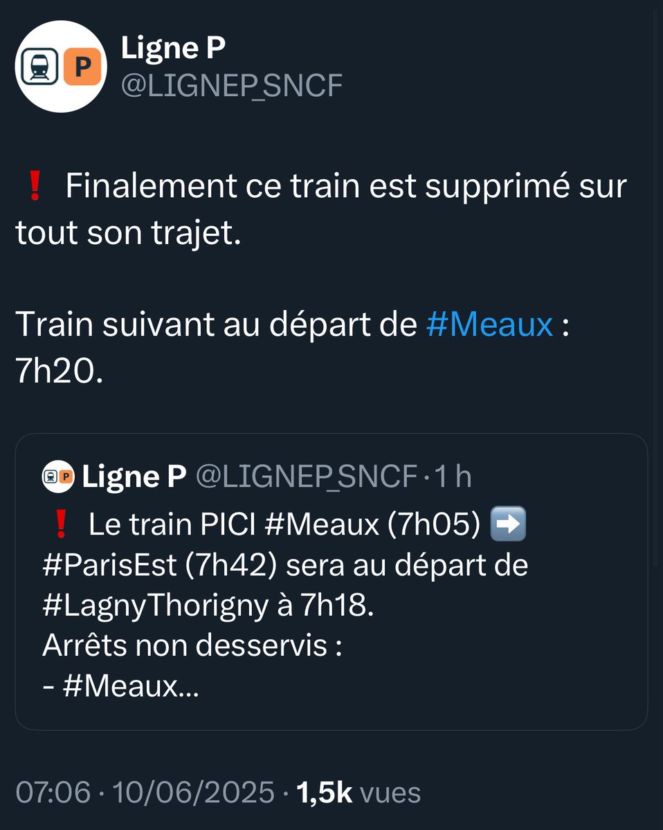 🔴 Galère dans les transports : un mardi comme les autres !

❌ Les tarifs des transports augmentent comme le nombre des pannes et suppressions !

🤔 Où sont passés les investissements et les moyens humains promis par V. Pécresse ?

👉🏼 stopgalere.fr