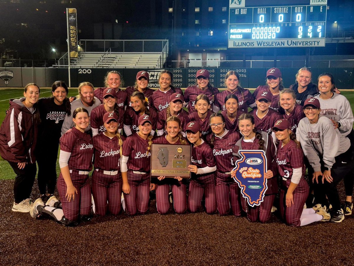 Headed to State!   ♥️⚓️🥎
Keep playing with your HEARTS beating as ONE!
#CompleteFocus
<a href="/lthsathletics/">Lockport Athletics</a>