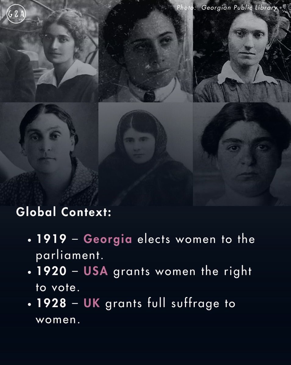 Women in Georgia were parliament members when US women were not even allowed to vote. #WomeEmpowerment