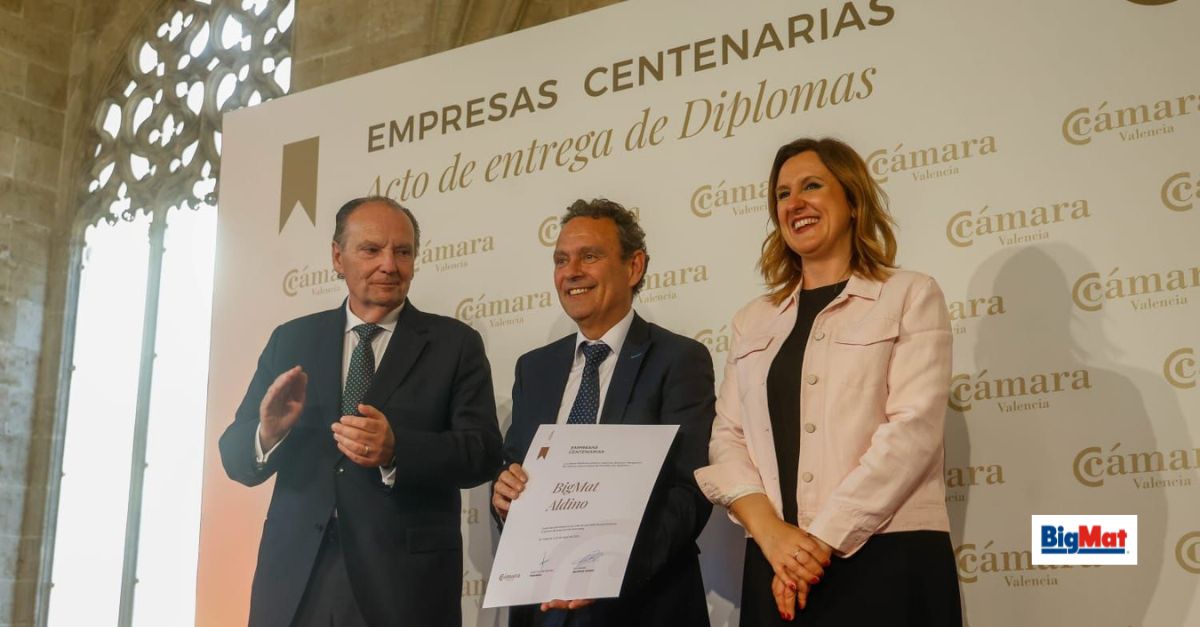 ¡100 años construyendo futuro! BigMat Aldino ha sido reconocida por la Cámara de comercio de Valencia por su siglo de historia, compromiso local y cercanía al profesional. (enlace a la NP de la web nuestra)
#BigMat #100AñosConstruyendo