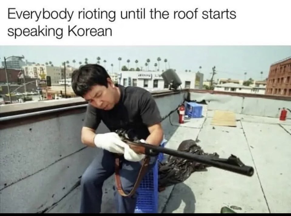Why has there never been a Movie made About The Rooftop Koreans?? That Would be Epic as Fuck.