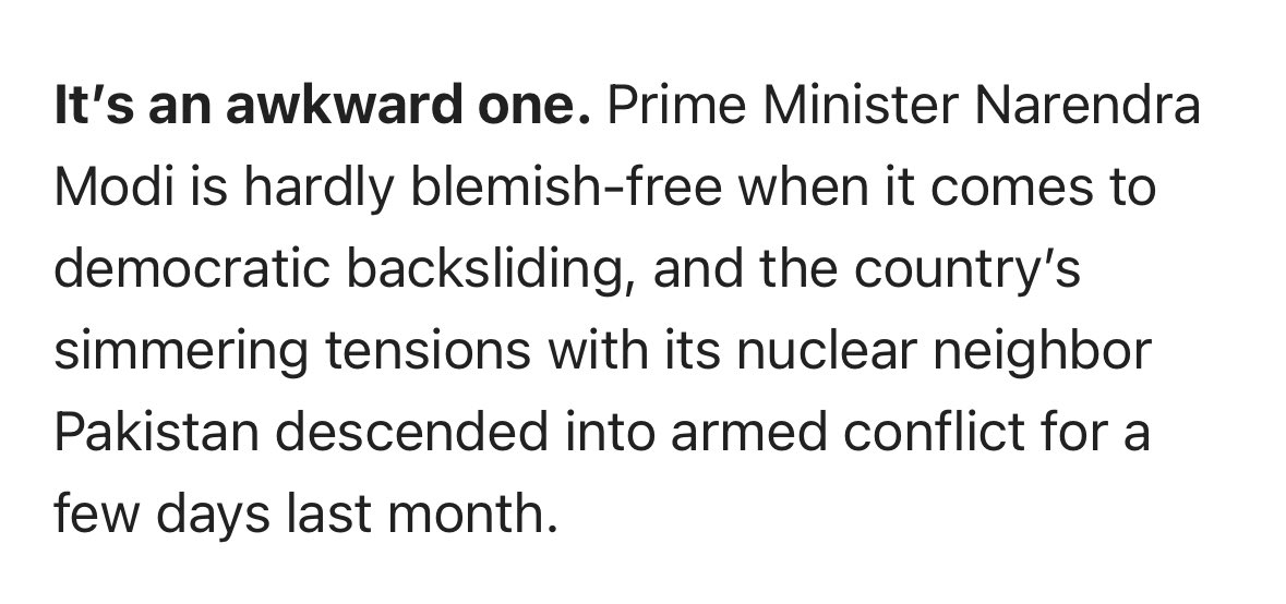 Playbook thinks it’s “awkward” for the Commission president and other top EU officials to meet with the foreign minister of India, the most populous country in the world, after it suffered a terror attack.