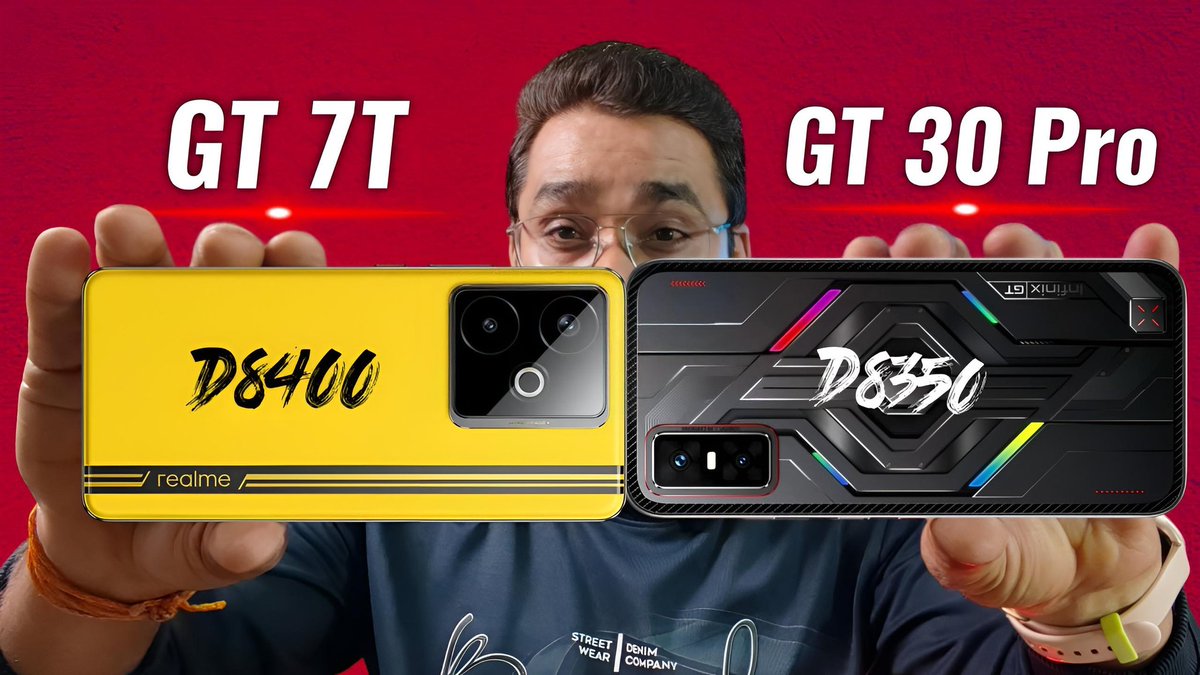 Atulbazaar's tweet image. realme GT 7T Vs Infinix GT 30 Pro Speed Test &amp;amp; Full Comparison | Dimensity 8400 Vs Dimensity 8350 #SpeedTest
youtu.be/Jtb62IYo5pg