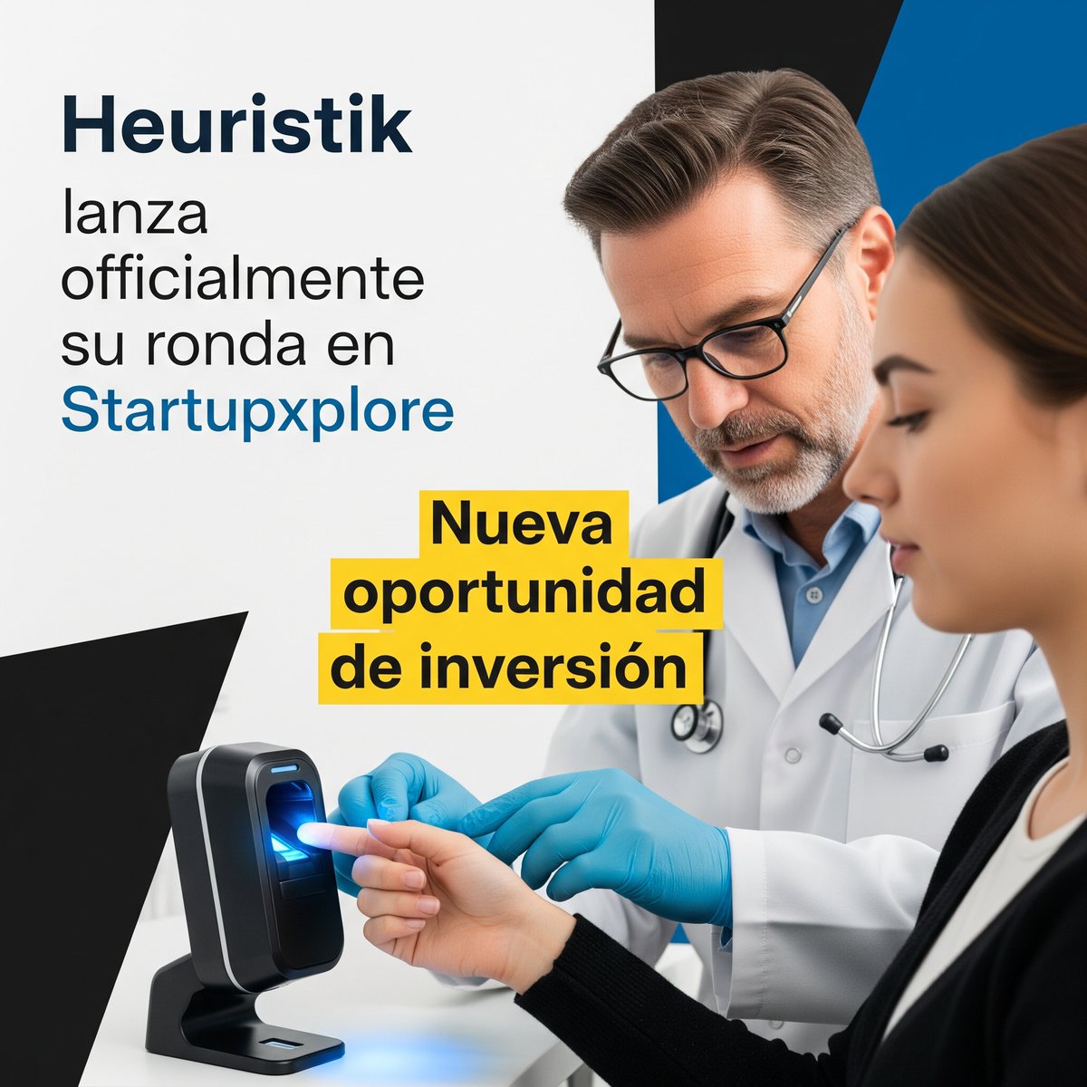Today <a href="/HeuristikHealth/">Heuristik Health</a>  officially launches a crowdfunding campaign in <a href="/Startupxplore/">Startupxplore</a>  

Imagine a world where patient identification is seamless and secure. That's the future Heuristik is building with our unique fingerprint and AI solution!

lnkd.in/dKfnN4kG