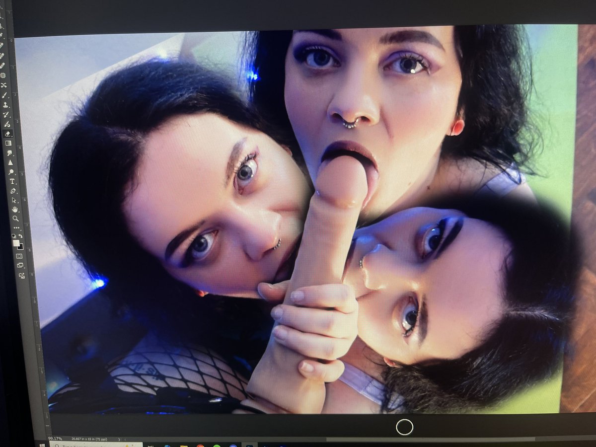 Taking a break editing some thumbnails and made what ever the fuck this is…it’s oddly hot right?