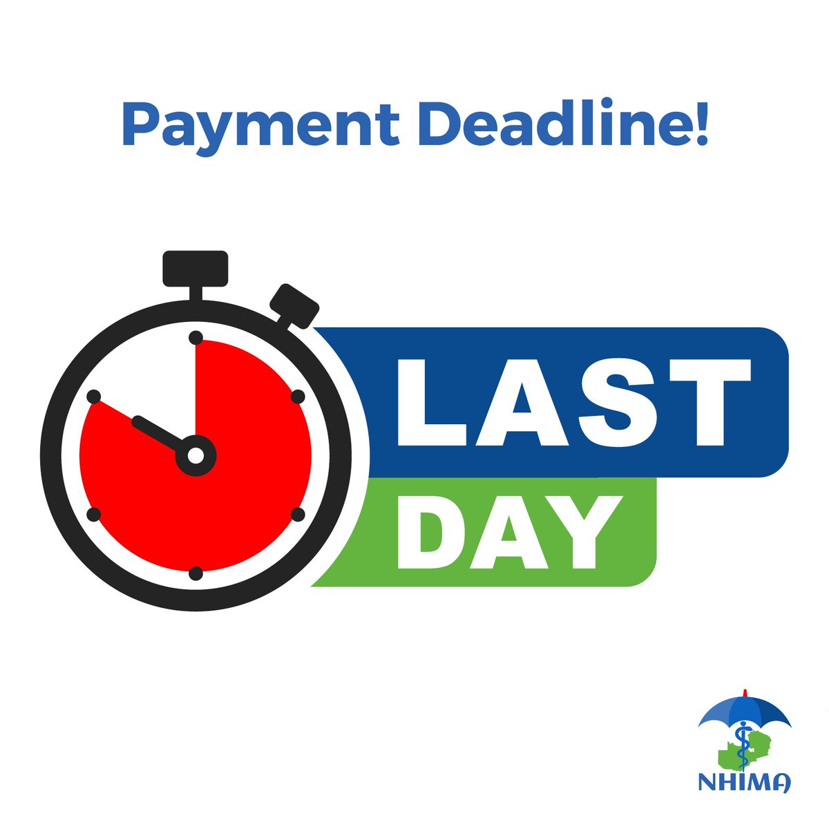 Ensure Timely Submission of NHIMA Returns and Contributions.

Please note that the deadline for submitting your May 2025 NHIMA returns and contributions is June 10, 2025 (Today) .
#NHIMA