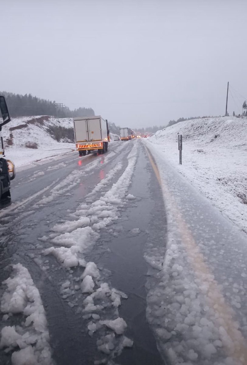 Snow in South Africa....