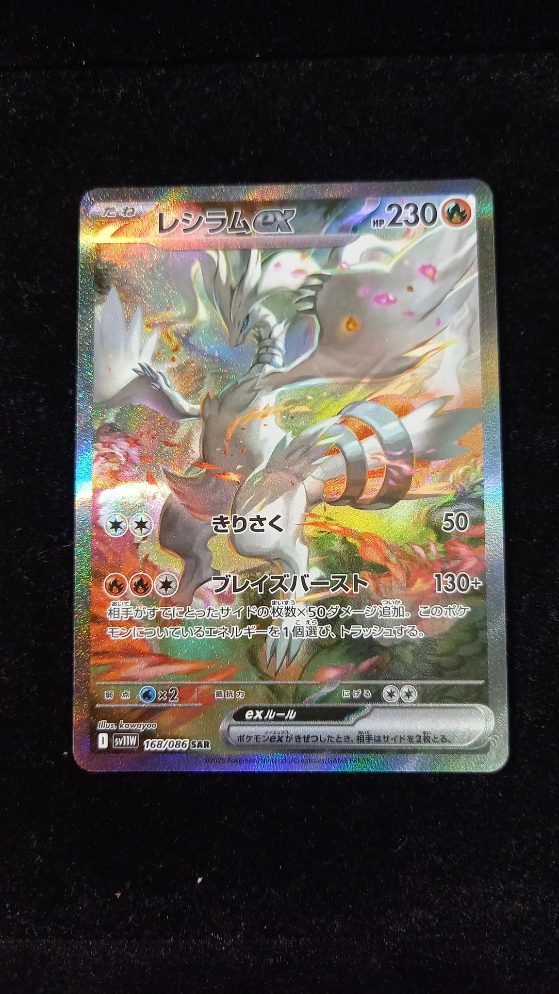 ポケモンカード Nの筋書き SAR レシラムex SA ゼクロムex SR