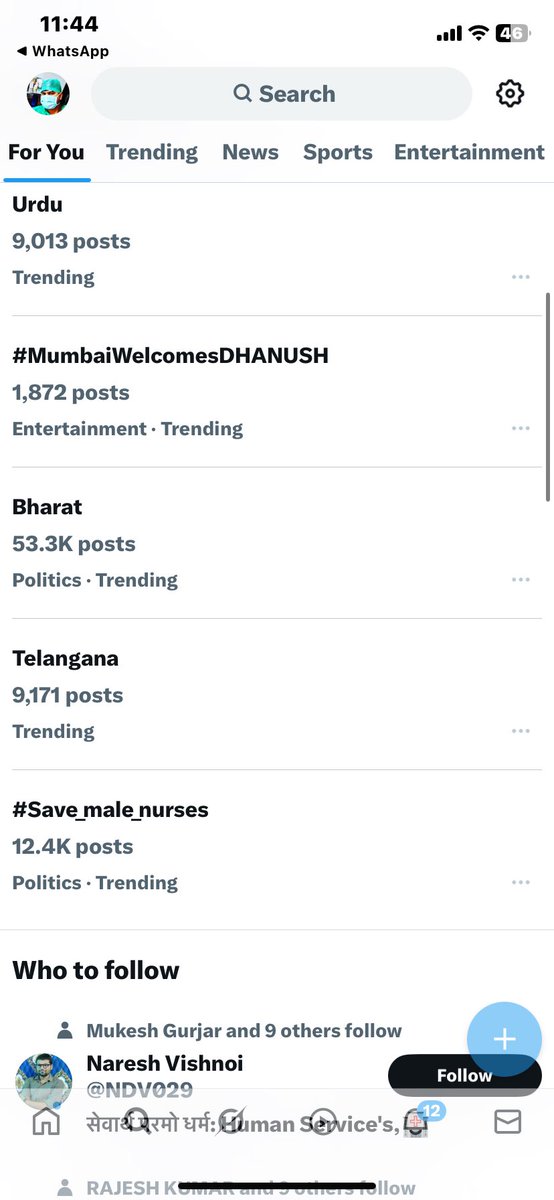 Raj_Mina19's tweet photo. बड़ी खबर 📢 trending में आगया ह लगे रहो 
@JPNadda 
@MoHFW_INDIA 
@PMOIndia 
#Save_male_nurses 
#remove8020
@ravishndtv @aajtak @ABPNews @ainsc_official @DDungrjal https://t.co/S56ZhrYvmw