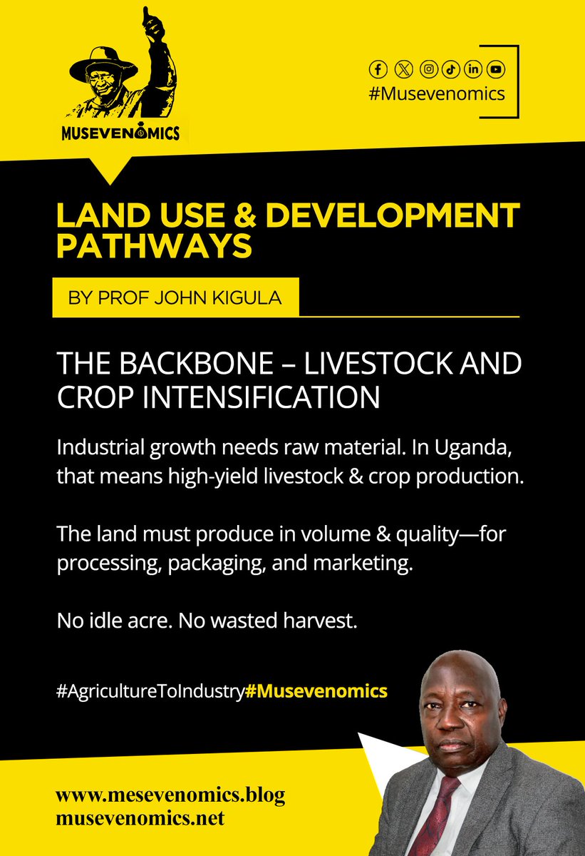 Musevenomics1's tweet photo. Farms first, factories next. 🐄🌽🏭 #TheBackbone #Musevenomics https://t.co/IDclchk3LZ