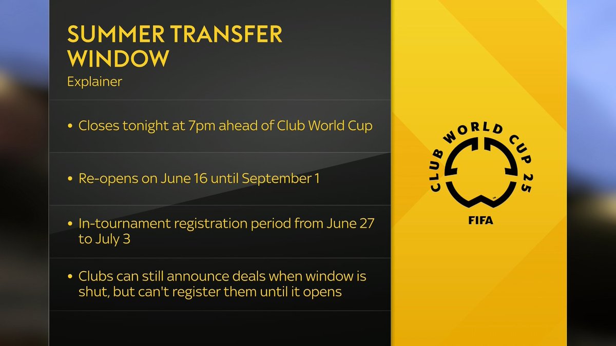 A transfer window explainer as we approach the deadline ahead of the Club World Cup  🚨