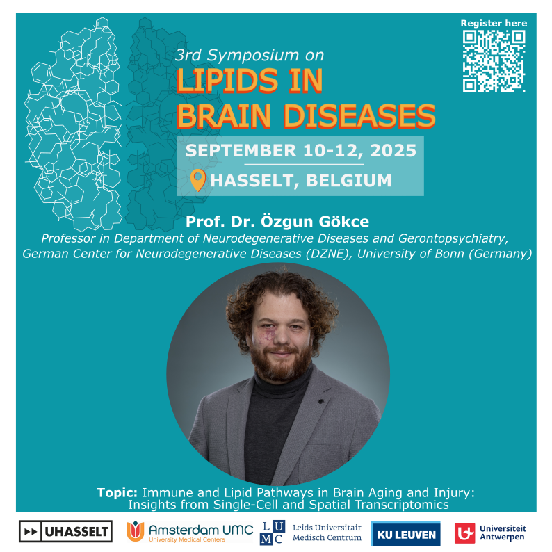 LipidsInBrain's tweet photo. We’re excited to welcome Prof. Dr. Ozgun Gokce to our symposium, with his talk about "Immune and Lipid Pathways in Brain Aging and Injury: Insights from Single-Cell and Spatial Transcriptomics." Register now and submit your abstract via https://t.co/OcFfFXQG0O.

#Neuro #Aging https://t.co/Kzxk02h9kk