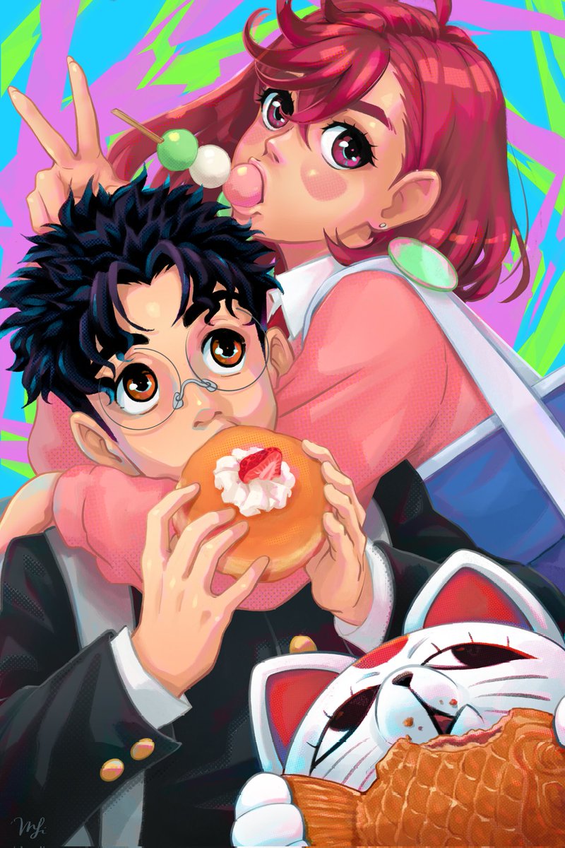 Just saw the Evil Eye arc in theaters and was blown away by the beautiful animation! Now s2 (July) can't come any faster :T #DandadanEvileye #dandadan #fanart