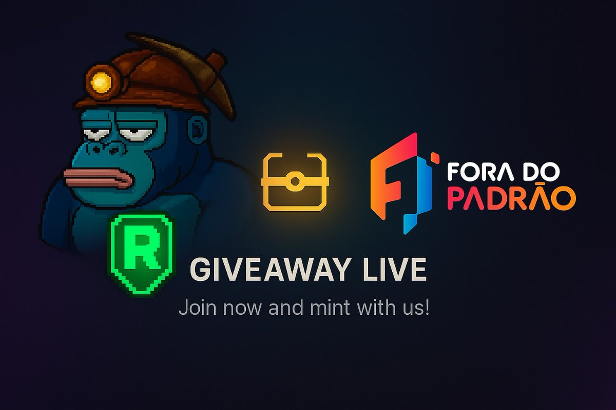 🔥 EPIC GIVEAWAY! 🔥

🦍 5 GTD WLs 🎯 + 20 FCFS Spots 💥
Project: Daily Ronke
✅ 1 WL = Mint up to 4 NFTs
✅ How to Participate:

👍 Follow
<a href="/ao_padrao/">ForaDoPadrao</a>,
<a href="/DailyRonke/">DailyRonke</a>,
<a href="/ronencoin/">Ronen Mining Network</a>

♥️ Like &amp; Retweet
💬 Tag 3 friends
💬 Comment your Ronin address (no RNS)
🖥️ Join: