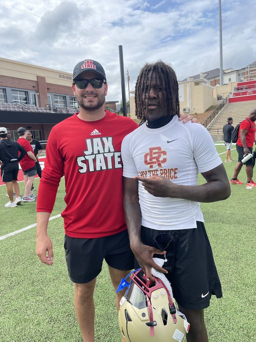 I had a pretty good day at <a href="/JSUGamecockFB/">Jacksonville State Football</a> today throwing for 17 td passes. We won the Championship Game over Auburn High School. #431BOYZ <a href="/_ericdavis_/">Eric Davis</a> <a href="/Coach_W_French/">Walker French</a> <a href="/Spoon1260/">Cody Spoon</a> <a href="/CoachKellyJSU/">Coach Charles Kelly</a> <a href="/CJTrickett9/">Clint Trickett</a> <a href="/lawrencedawsey/">Lawrence Dawsey</a> <a href="/__chandlersmith/">Chandler Smith</a> <a href="/CamHughesFB/">Camden Hughes</a> <a href="/CoachBertB/">Bert Biffani</a> <a href="/PrepRedzoneAL/">Prep Redzone Alabama</a>