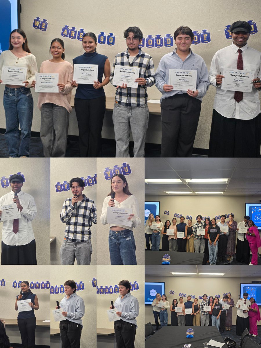 🎓 2024-2025 AMVMP Scholarships Winners 🏆 

Congratulations 🎊 

▪︎ VDLHS: Alexis Aguiar, Ramiro Espinoza, Miliany Mendoza
▪︎CSHS: Meryssa Holguin, Peyton English
▪︎ MVHS: Marvelous Ogbonnaya
▪︎ VVHS: Broden Black
▪︎ AMVMP: Ethan Smith