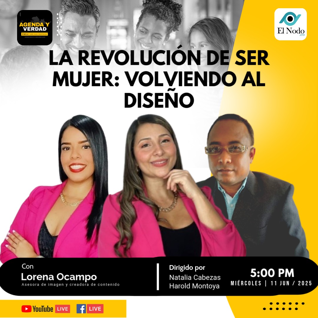 Acompáñenos el miércoles 11 de junio a las 5:00 PM, en Agenda y verdad. La revolución de ser mujer: volviendo al diseño. Con Lorena Ocampo, asesora de imagen y creadora de contenido. Bajo la dirección de Natalia Cabezas y <a href="/HaroldMontoya1/">Harold Montoya</a> youtube.com/watch?v=qPKL_j…