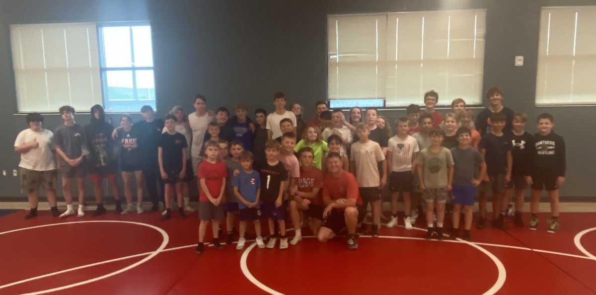 Page High School Wrestling (@wcsphswrestling) on Twitter photo Successful Day One of Page Youth Wrestling Camp 2025!
Technique:
Stance and Motion
Tie-Ups and Wrist Control
Takedowns
Added in some fun games and a little live too!
<a href="/wcsPHSathletics/">Page High Athletics</a>
<a href="/PHSBooster/">PHS Booster Club</a> Successful Day One of Page Youth Wrestling Camp 2025!
Technique:
Stance and Motion
Tie-Ups and Wrist Control
Takedowns
Added in some fun games and a little live too!
<a href="/wcsPHSathletics/">Page High Athletics</a>
<a href="/PHSBooster/">PHS Booster Club</a>