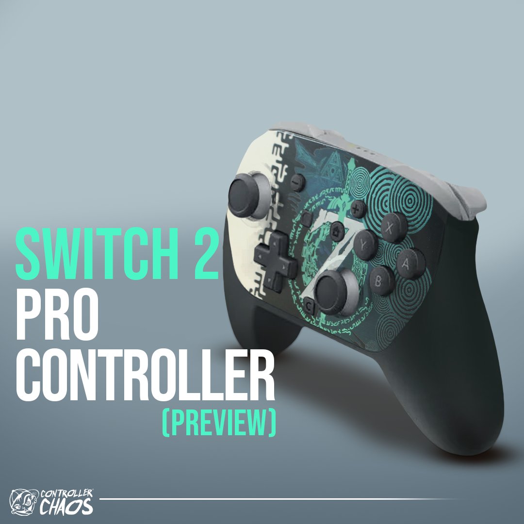 ControllerChaos's tweet image. A bit of a sneak peak as to what to look forward to later on. 👀 #switchprocontroller #switch2 #switch2procontroller