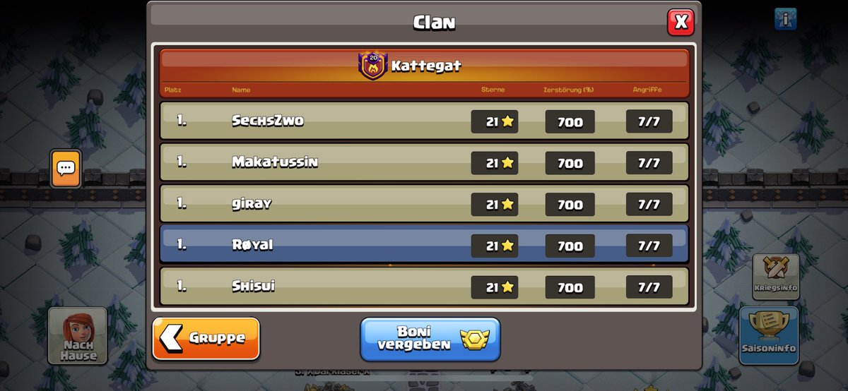 Crazy performance with my Th16!
7/7 tripple &amp; 7/7 defense 🫣
#Th16 #coc #cwl #m2
