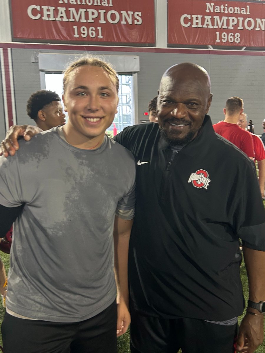 Eli Chivington (@elichivington) on Twitter photo Great to learn from and talk with Coach Larry Johnson <a href="/R2X_Rushmen1/">Larry A. Johnson</a> today <a href="/OhioStateFB/">Ohio State Football</a>. He's a living legend for me and has been immensely inspirational in my football journey. My second time meeting him and very honored at the opportunity. Thank you Coach! Great to learn from and talk with Coach Larry Johnson <a href="/R2X_Rushmen1/">Larry A. Johnson</a> today <a href="/OhioStateFB/">Ohio State Football</a>. He's a living legend for me and has been immensely inspirational in my football journey. My second time meeting him and very honored at the opportunity. Thank you Coach!