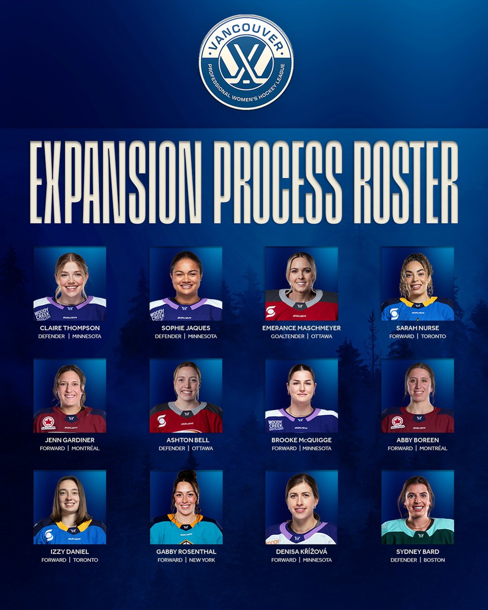 PWHL Vancouver, ASSEMBLE! 💪

Behold our Expansion Roster Process Recap!