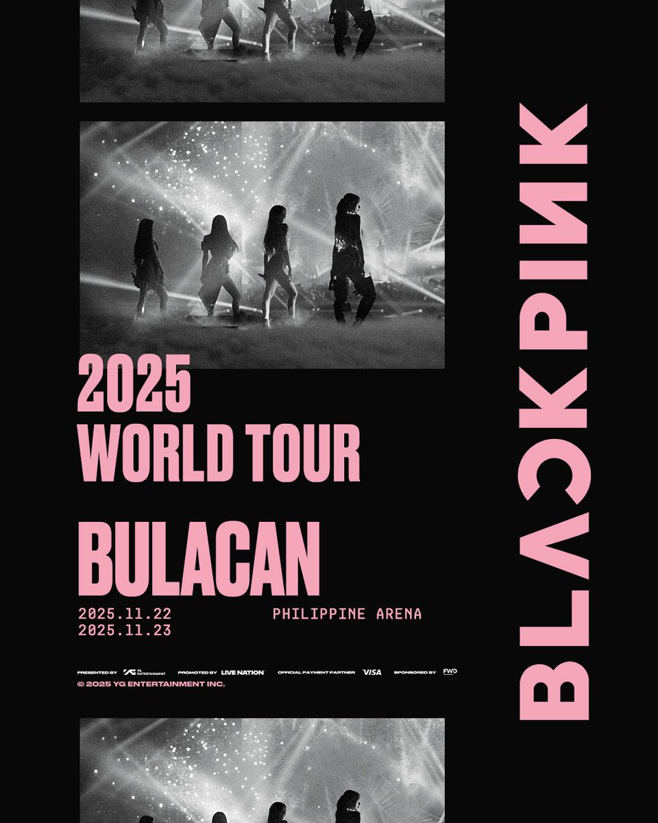 livenationph's tweet photo. BLINK, the moment has arrived! 🖤💗

The Weverse BLINK MEMBERSHIP(GLOBAL) Presale for BLACKPINK WORLD TOUR <DEADLINE> IN BULACAN is happening TODAY, June 10, from 11AM to 11:59PM!

⚠️ Please note: We’ve released an updated seat map. The additional sections may come with a restricted view of the stage. Make sure you’re viewing the latest version before buying your tickets.

📅 November 22 & 23, 2025 
📍 Philippine Arena

More info at https://t.co/TFXFfjw9Mh

 #BLACKPINK #블랙핑크 #WORLDTOUR #DEADLINE #DEADLINE_IN_BULACAN #YG