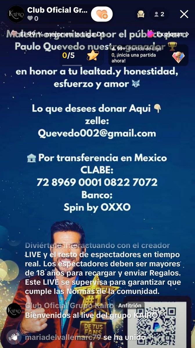 zulygomez193195's tweet photo. Nadie se atrevió a tanto 😅 haciendo lives y subiéndose a lives para que le depositan al muerto de hambre de @PauloQuevedoOf no puedo con este ridículo #LCDLFAlIStars que no cobro las 17 semanas que estuvo de mueble (4 millones) jajahaaa https://t.co/9zA6EO72hG