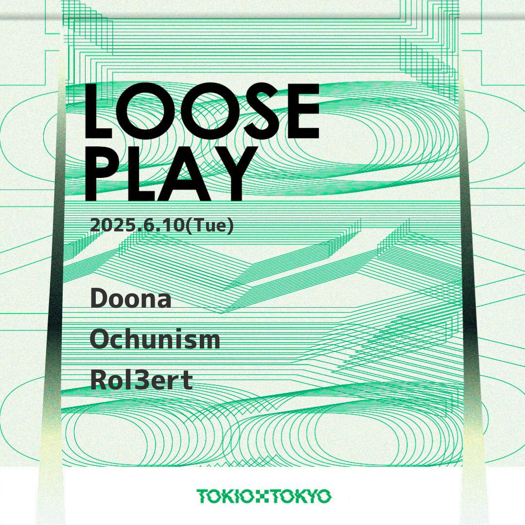 🪷本日開催🪷

OPEN 18:30 / START 19:00
ADV / DOOR ¥3000 / ￥3500  + 1D

⏰
19:00 Rol3ert <a href="/rol3ertmusic/">Rol3ert</a>
19:55 Doona <a href="/DoonaOfficial/">Doona</a>
20:50 Ochunism  <a href="/ochunisband/">Ochunism</a>
 
🎫 t.livepocket.jp/e/20250610