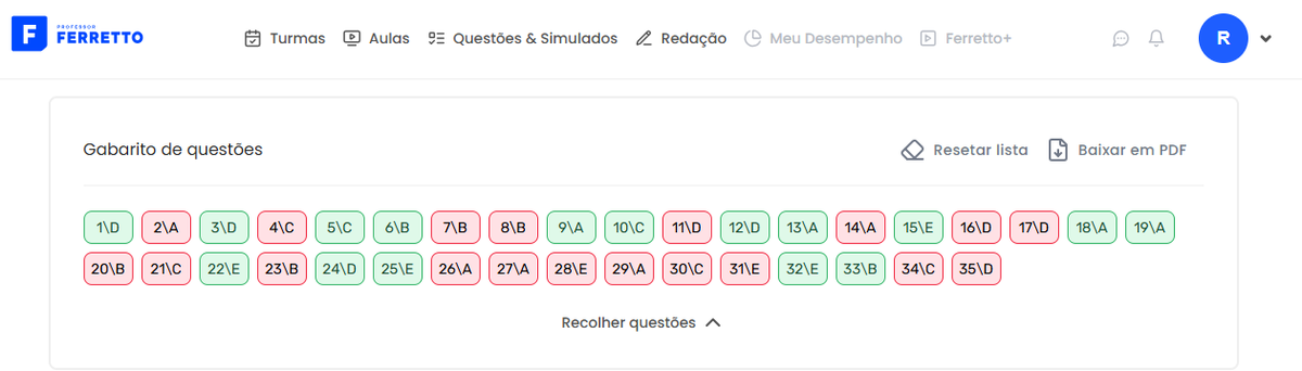 questões de historia hoje, fui péssimo, mas não vou desanimar é minha segunda semana no cursinho, vou evoluir muito ainda, so manter constância (embora tenha chorado por me sentir muito burro)