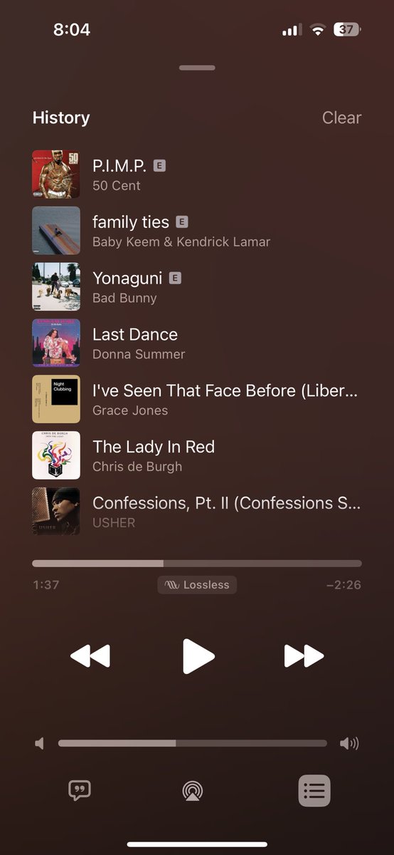 This was a no skip shuffle for a lil park run