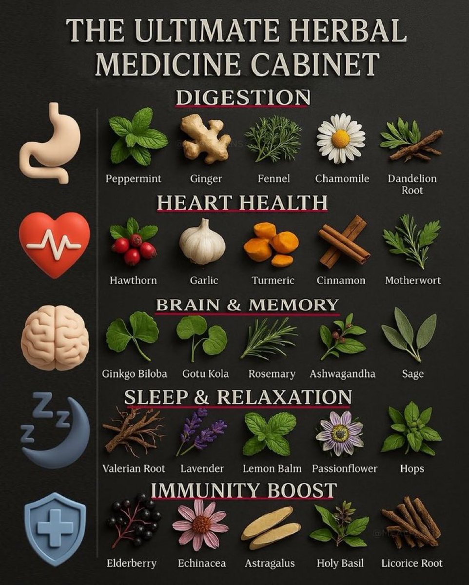 The ultimate herbal medicine cabinet digestion👇