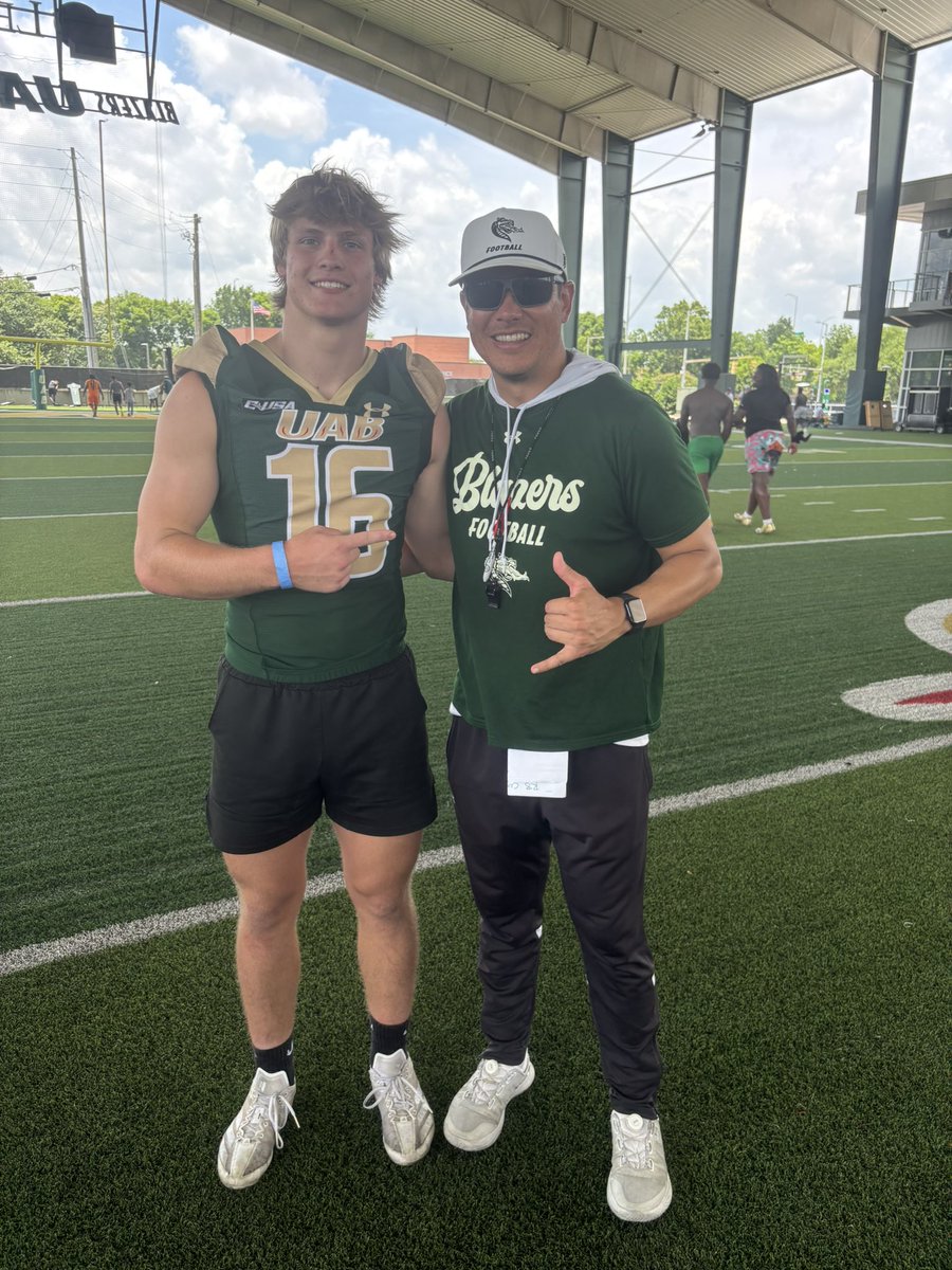 Spencer Unruh RB #29 (@spencerunruhrb) on Twitter photo Thank you <a href="/UAB_FB/">UAB Football</a> and <a href="/CoachD_Mitch/">Danny Mitchell</a> for a great visit and feedback on Saturday. I enjoyed competing and working 1 on 1 with you.
<a href="/UnLockYourGame/">UnLockYourGame</a> <a href="/HallTechSports1/">Hall-Tech Sports</a> <a href="/CoachL__/">Coach L</a> <a href="/sixstarfootball/">Six Star Football | PLUS+</a> <a href="/G_miller11/">Grant Miller</a> <a href="/DHill39/">Coach David HILL</a> <a href="/Coach_NBurton/">✨𝙽𝚊𝚝𝚑𝚊𝚗 𝙱𝚞𝚛𝚝𝚘𝚗✨</a> <a href="/CoachCruce/">Morgan Cruce</a> <a href="/coachjody29/">Jody Evans</a> @JLeeAULive <a href="/DownSouthFb1/">Down South</a> Thank you <a href="/UAB_FB/">UAB Football</a> and <a href="/CoachD_Mitch/">Danny Mitchell</a> for a great visit and feedback on Saturday. I enjoyed competing and working 1 on 1 with you.
<a href="/UnLockYourGame/">UnLockYourGame</a> <a href="/HallTechSports1/">Hall-Tech Sports</a> <a href="/CoachL__/">Coach L</a> <a href="/sixstarfootball/">Six Star Football | PLUS+</a> <a href="/G_miller11/">Grant Miller</a> <a href="/DHill39/">Coach David HILL</a> <a href="/Coach_NBurton/">✨𝙽𝚊𝚝𝚑𝚊𝚗 𝙱𝚞𝚛𝚝𝚘𝚗✨</a> <a href="/CoachCruce/">Morgan Cruce</a> <a href="/coachjody29/">Jody Evans</a> @JLeeAULive <a href="/DownSouthFb1/">Down South</a>
