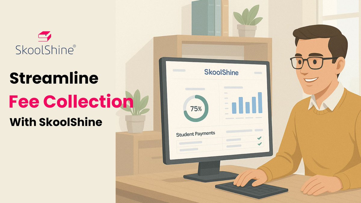 SkoolShine's tweet image. Discover how SkoolShine simplifies and automates the entire process for schools. From timely reminders to digital payments — it&apos;s all just a click away!

Read more: bit.ly/4kzOPLJ
Visit: skoolshine.com

#SchoolERP #FeeCollection #SchoolAutomation #SkoolShine