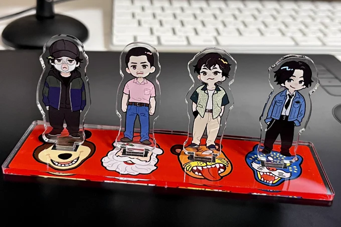 四少アクスタちっちゃいけどかわいくできた〜!