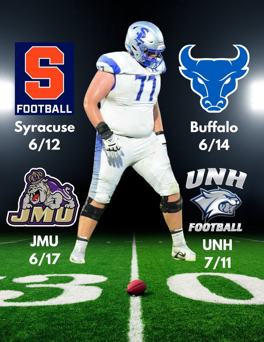 Upcoming camp schedule!  Cant wait to compete!  1% better everyday! <a href="/CoachNixon_Cuse/">Jeff Nixon</a> <a href="/allpraisesdue7/">Stack Williams</a> <a href="/ronwhitcomb/">Ron Whitcomb</a> <a href="/CoachMCordova/">Mike Cordova</a> <a href="/CoachBache/">Chris Bache</a> <a href="/Coach_Mi11er/">Andrew Miller</a> <a href="/jamesohagan285/">James O'Hagan</a> <a href="/Coach_IPace/">Ian Pace</a> <a href="/CoachBucar/">Dave Bucar</a> <a href="/coachbilldurkin/">Bill Durkin</a> <a href="/PRZVicCastillo/">VicCastilloPRZ</a> <a href="/PaFootballNews/">Pennsylvania Football News</a> <a href="/svsports/">SV Sports</a> <a href="/247Sports/">247Sports</a>