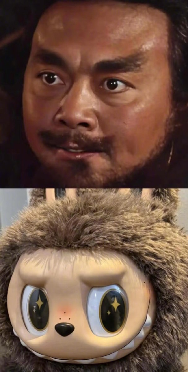 shanghaidaily's tweet image. Chinese netizens found that #POPMART&apos;s #Labubu looks exactly like Zhang Fei, one of the major characters in the 14th-century historical novel Romance of the Three Kingdoms. #China #Labubu盲盒