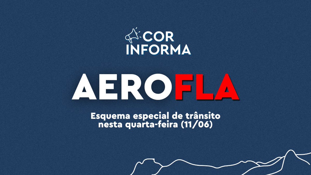 PREFEITURA DO RIO MONTA ESQUEMA DE TRÂNSITO PARA O AEROFLA⚫️🔴

Nesta quarta-feira (11/06), um esquema especial de trânsito será realizado para o embarque do time do Flamengo, para a disputa da Copa do Mundo de Clubes da Fifa. 

A partir das 18h, bloqueios acontecem em frente ao