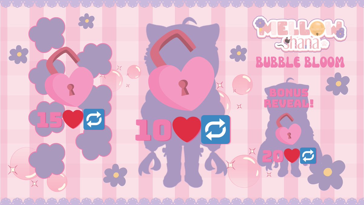 Mellow_Shana's tweet photo. She’s smol, she’s bubbly… and she’s almost ready to POP~!! 🫧🌸

Tap ❤️ &amp; 🔁 this post to help unlock the magic behind!
MellowShana’s Bubble Bloom reveal! 🎀💕

Let the bubbles rise~!✨

#MellowShana #BubbleBloom #VTuber #ModelReveal #LikeAndRT https://t.co/PNCeQ3G10X
