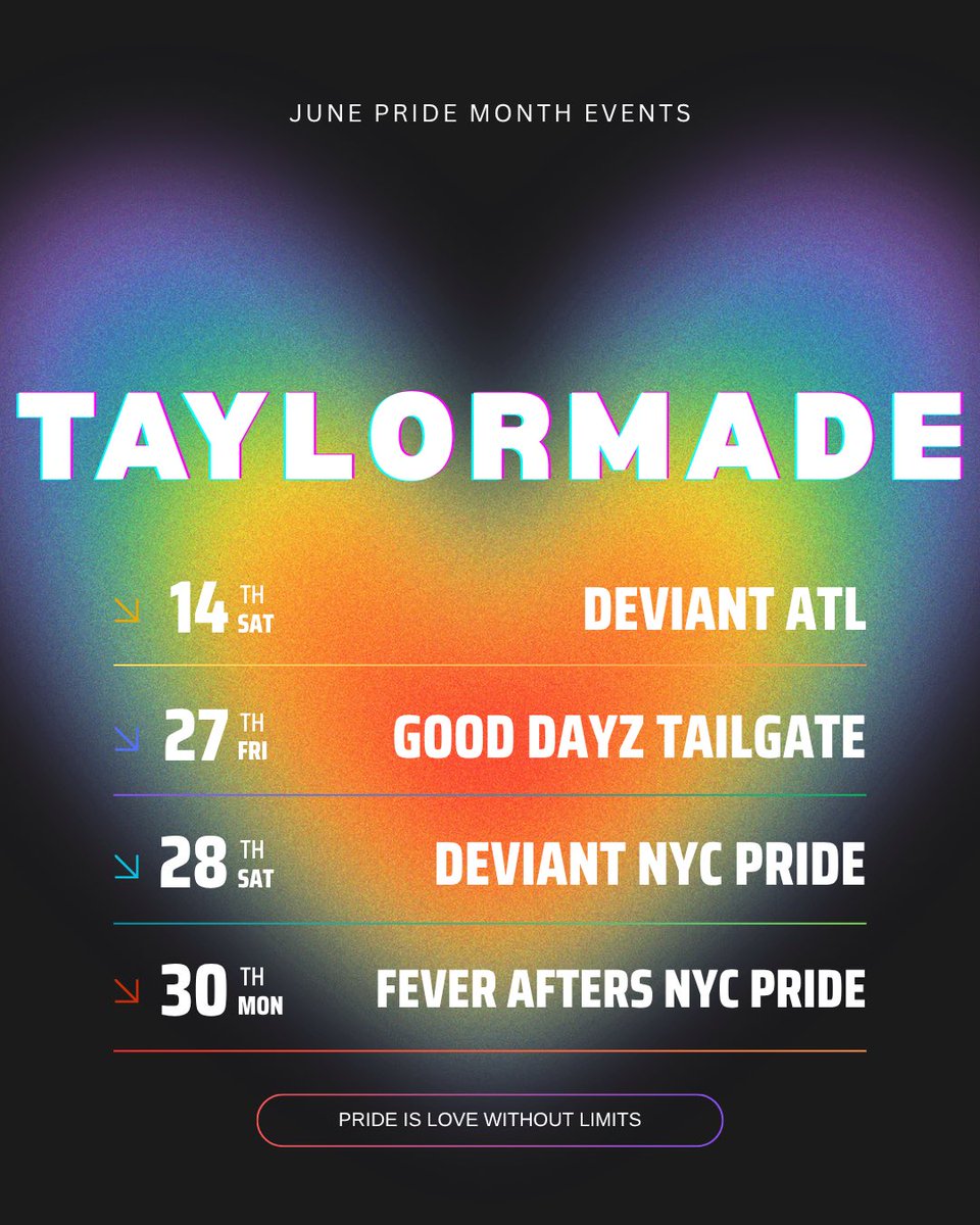 Last year, I played my first live set during NYC Pride . Now I’m spinning all weekend long— From first beat to full schedule, what a mf ride 🪩🌈 Let’s dance, baby!  #BookedAndBlessed