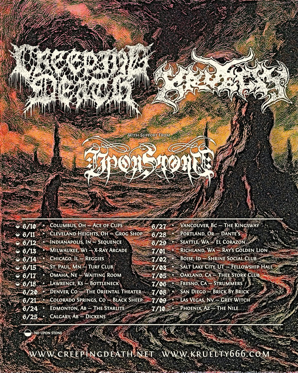This shit starts tomorrow come see us if we’re playing near you 😎

Tickets are still on sale at kruelty666.com