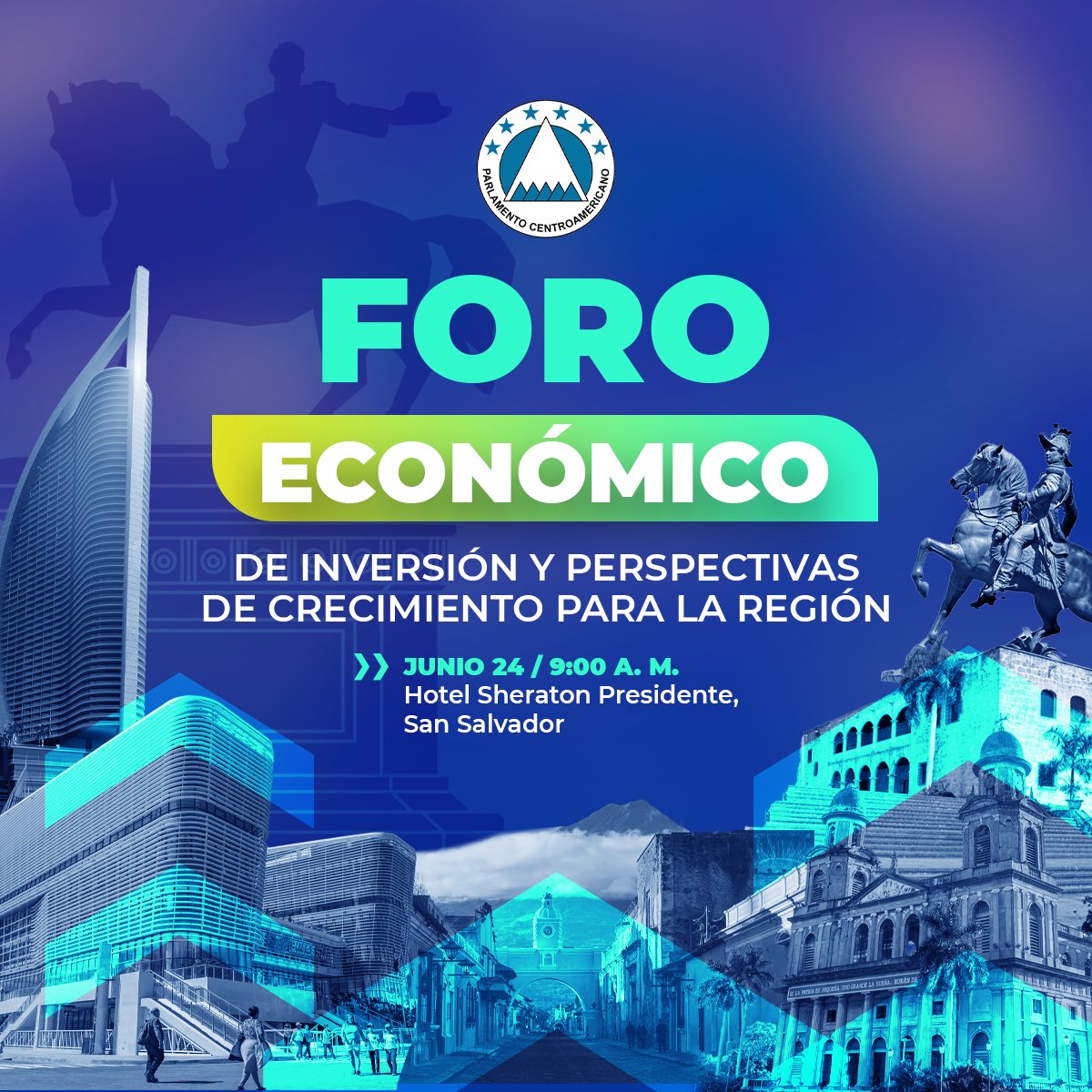 FORO ECONÓMICO DE INVERSIÓN Y PERSPECTIVAS DE CRECIMIENTO PARA LA REGIÓN 📈

Desde el <a href="/PARLACEN/">PARLACEN</a> impulsamos espacios de diálogo entre los sectores público y privado para fortalecer la integración regional y dinamizar nuestras economías. 

En este foro, destacados expertos,