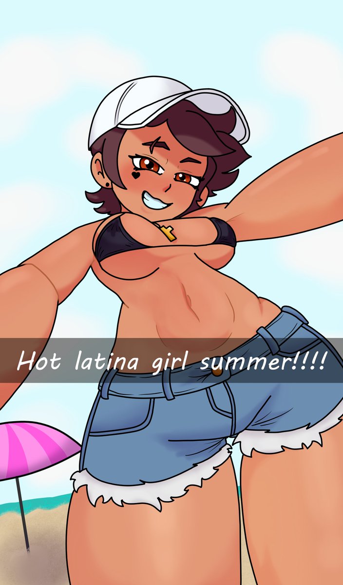 Luz enjoying hot girl summer!
